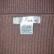 2000s Embellished Neckline 3/4 Sleeve Knit (S)