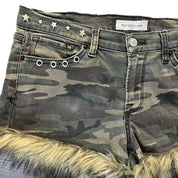 Camo and Fur Short Set (L)