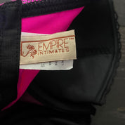 80s Hot Pink Corset Top (s/m)