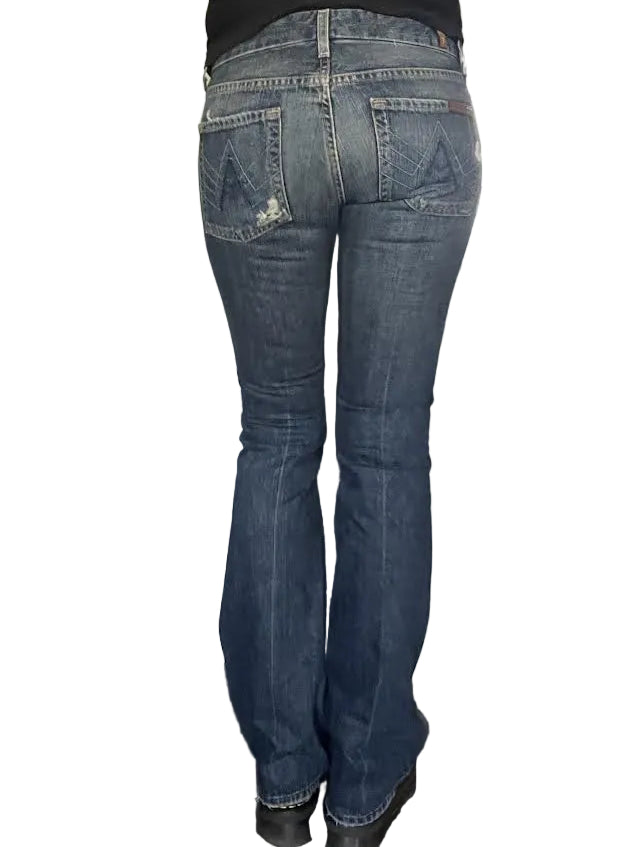 7 For All Mankind Skull Jeans (S)