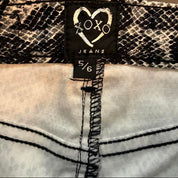 Low Rise Snake Skin Pants (s)