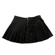 2000s Mall Goth Pleated Skirt (S)