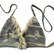 Camo and Fur Short Set (L)