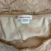 90's Cream Corset Style Top (XL)