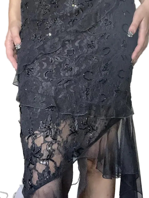 90s Cache Beaded Dress (s)