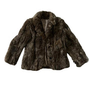 Vintage Brown Fur Jacket (M)