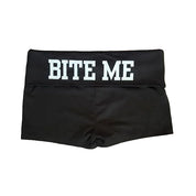 Bite me fold over shorts (s-xl)