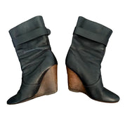 Chloe Wedge Slouch Boots (6.5)