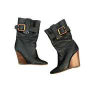 Chloe Wedge Slouch Boots (6.5)