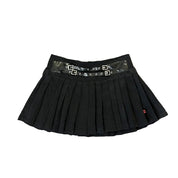 2000s Mall Goth Pleated Skirt (S)