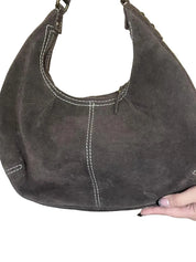 Brown Suede Hobo