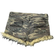 Camo and Fur Short Set (L)