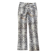 Low Rise Snake Skin Pants (s)