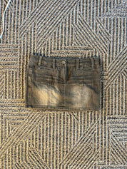 Silver Cyber Mini Skirt (s)