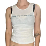 Blink If You Want Me tank - (xs-xxl)