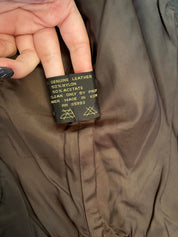 Brown Leather Vest (S)