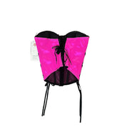 80s Hot Pink Corset Top (s/m)