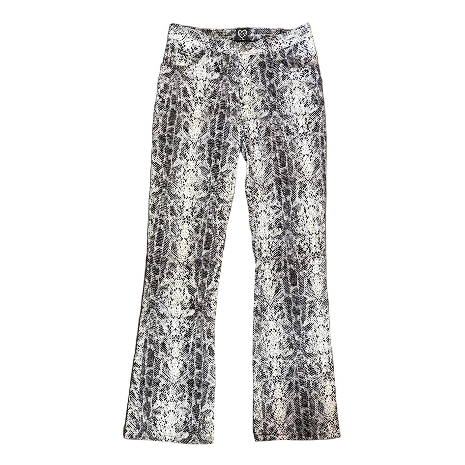 Low Rise Snake Skin Pants (s)