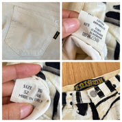 Italian Vintage Graphic Pants (S)