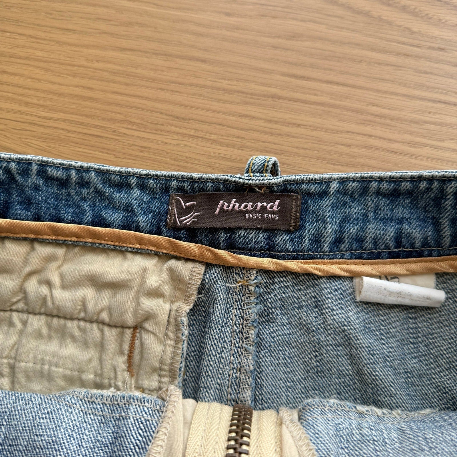 Vintage Y2K Distressed Denim Skirt (S)