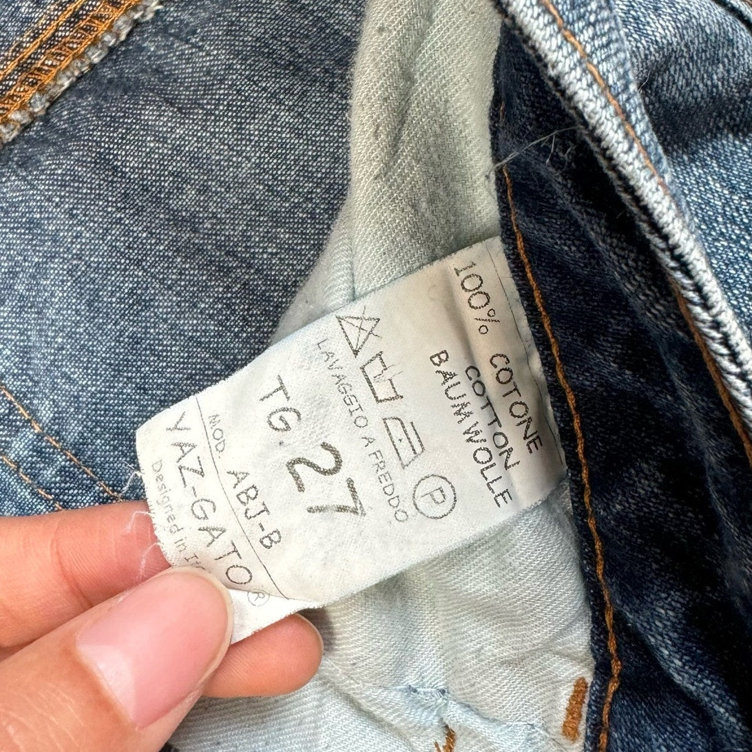 Vintage Y2k Jeans with rhinestones detailing (XS)