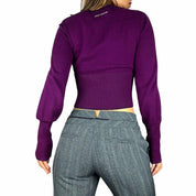 DKNY Soft Knit Orchid Cardigan (S)