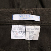 Y2K MARELLA Green Denim Skirt (M)