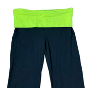 Y2K Neon Green Fold Over Flares (M/L)