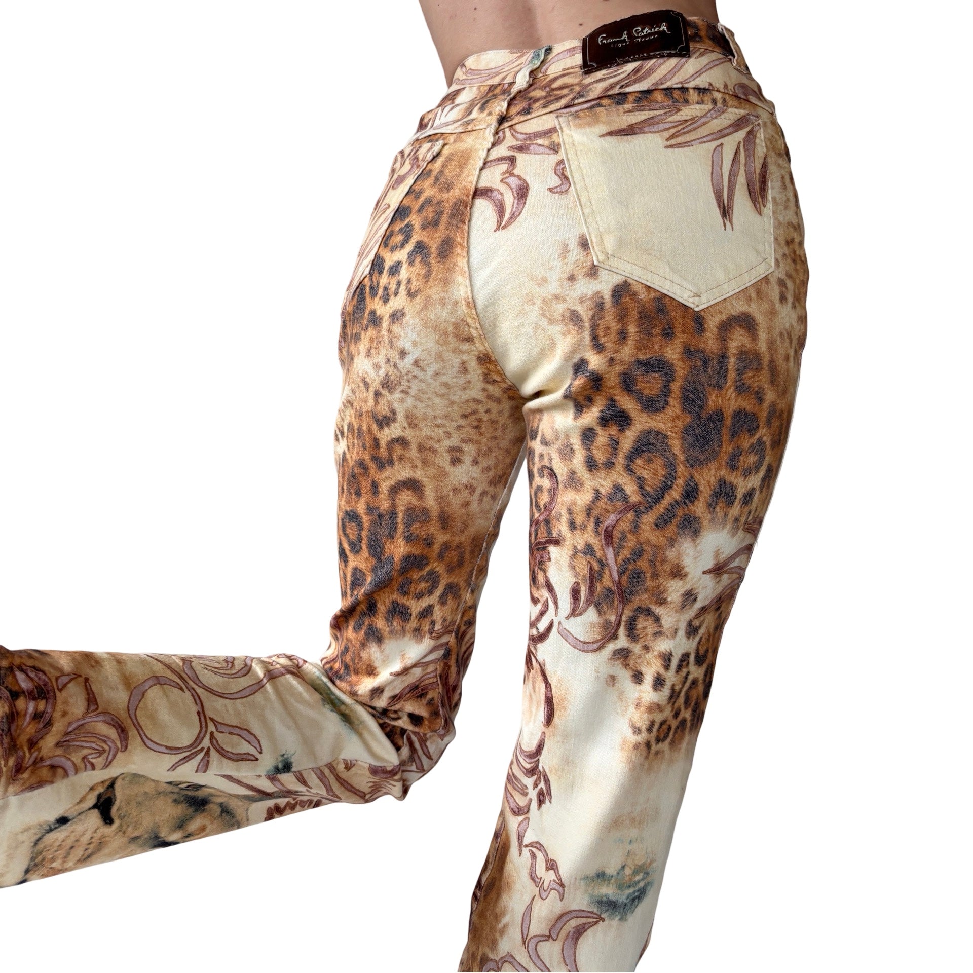 2000s Safari Print Pants (XS/S)