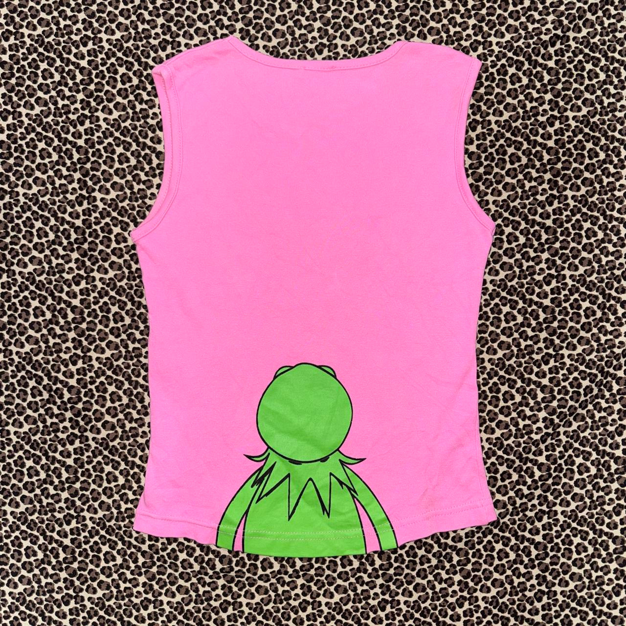 Kermit The Frog Front & Back Graphic Tank (M)