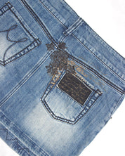 Morgan de Toi Denim Mini Skirt (S)