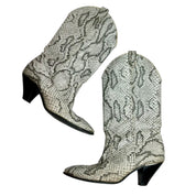 Snakeskin Cowboy Boots (6)