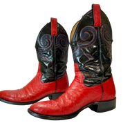 Red & Black Cowgirl Boots (9)