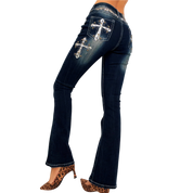 Sequin Cross Jeans (XS)