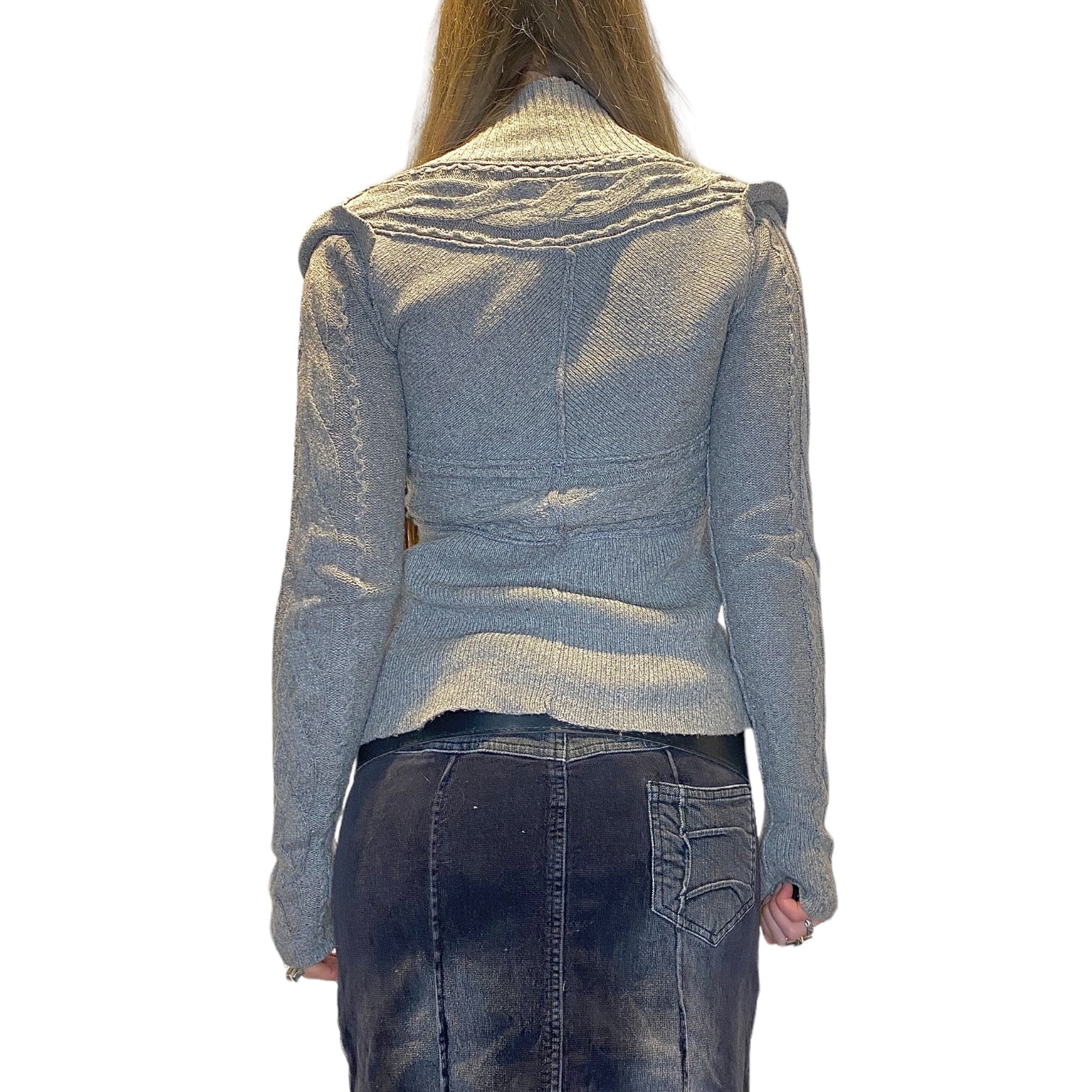 Vintage All Saints Wrap Asymmetrical Knit (S/M)