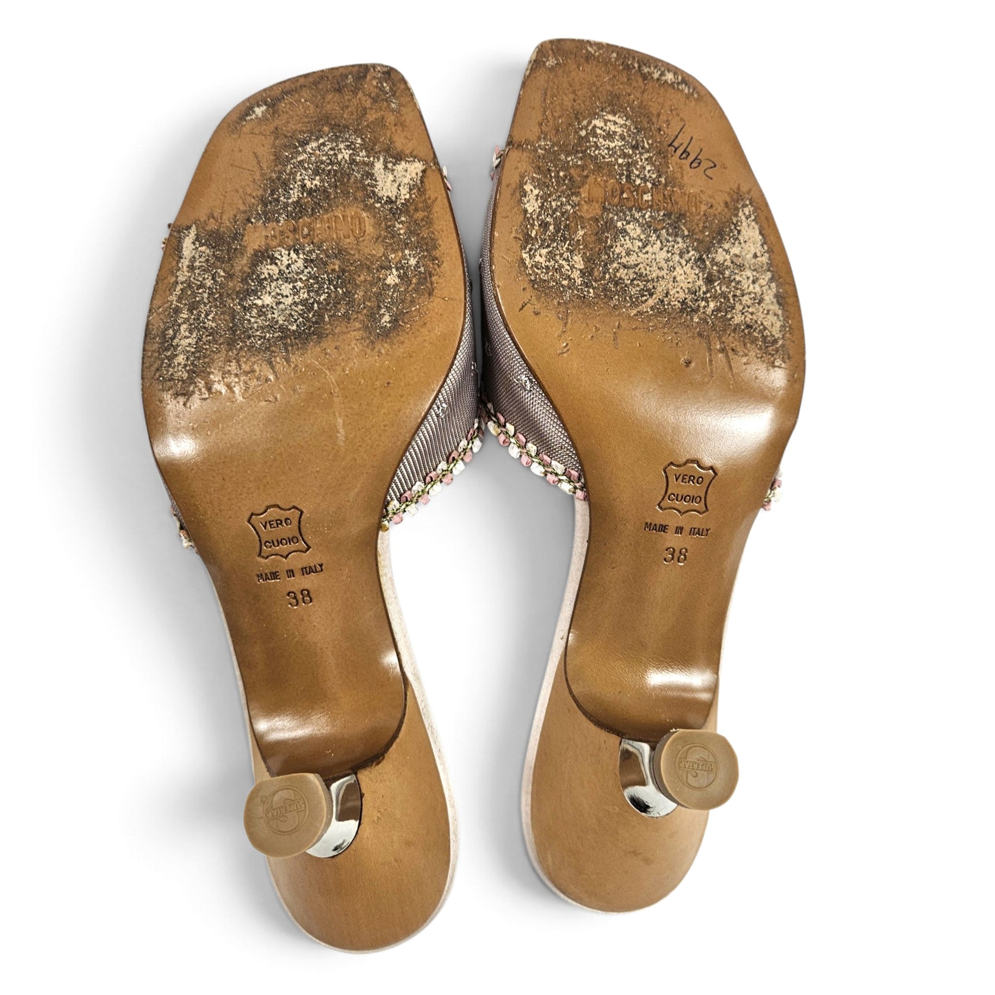 Vintage Moschino Cheap and Chic Embellished Mule Heels (8)