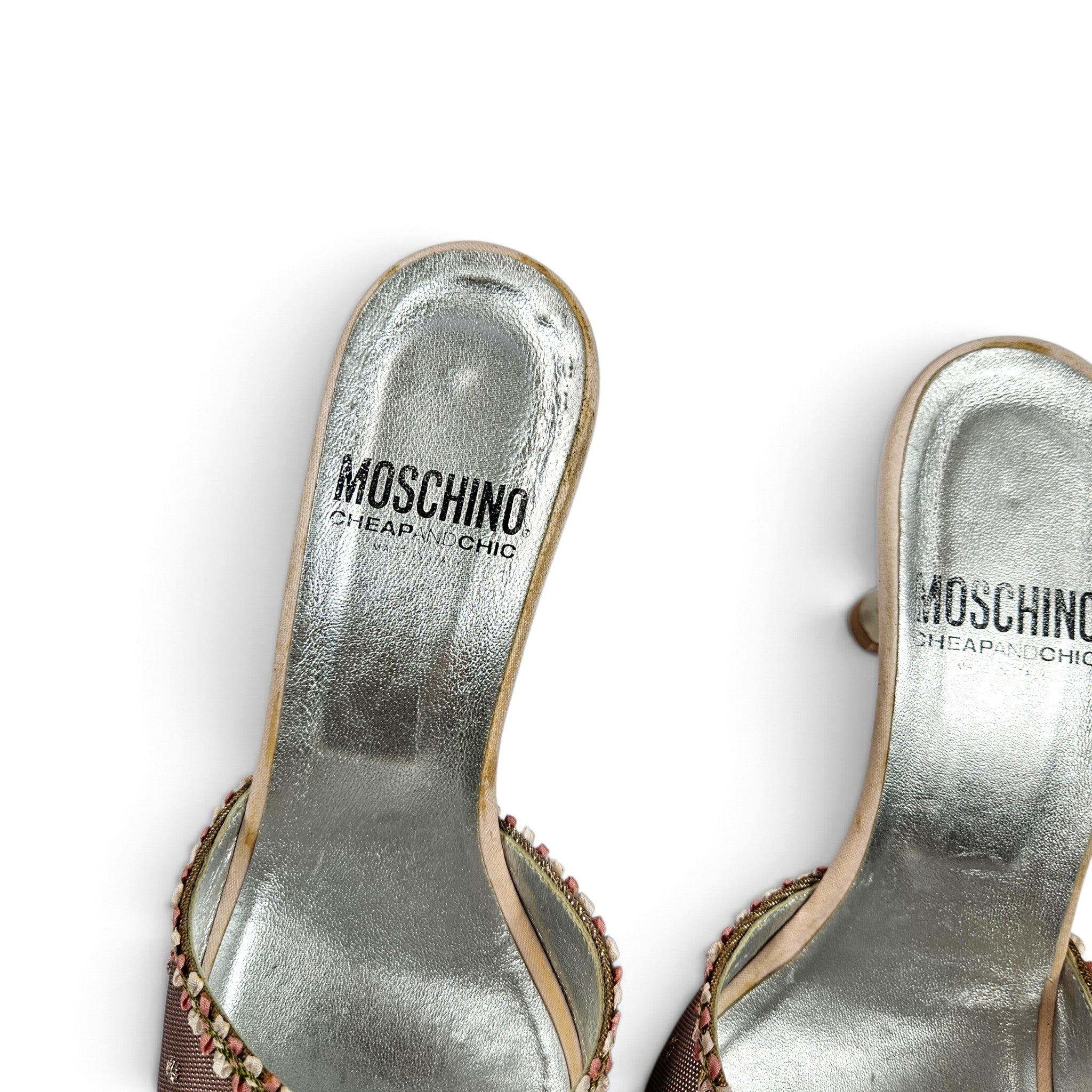 Vintage Moschino Cheap and Chic Embellished Mule Heels (8)