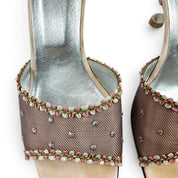 Vintage Moschino Cheap and Chic Embellished Mule Heels (8)