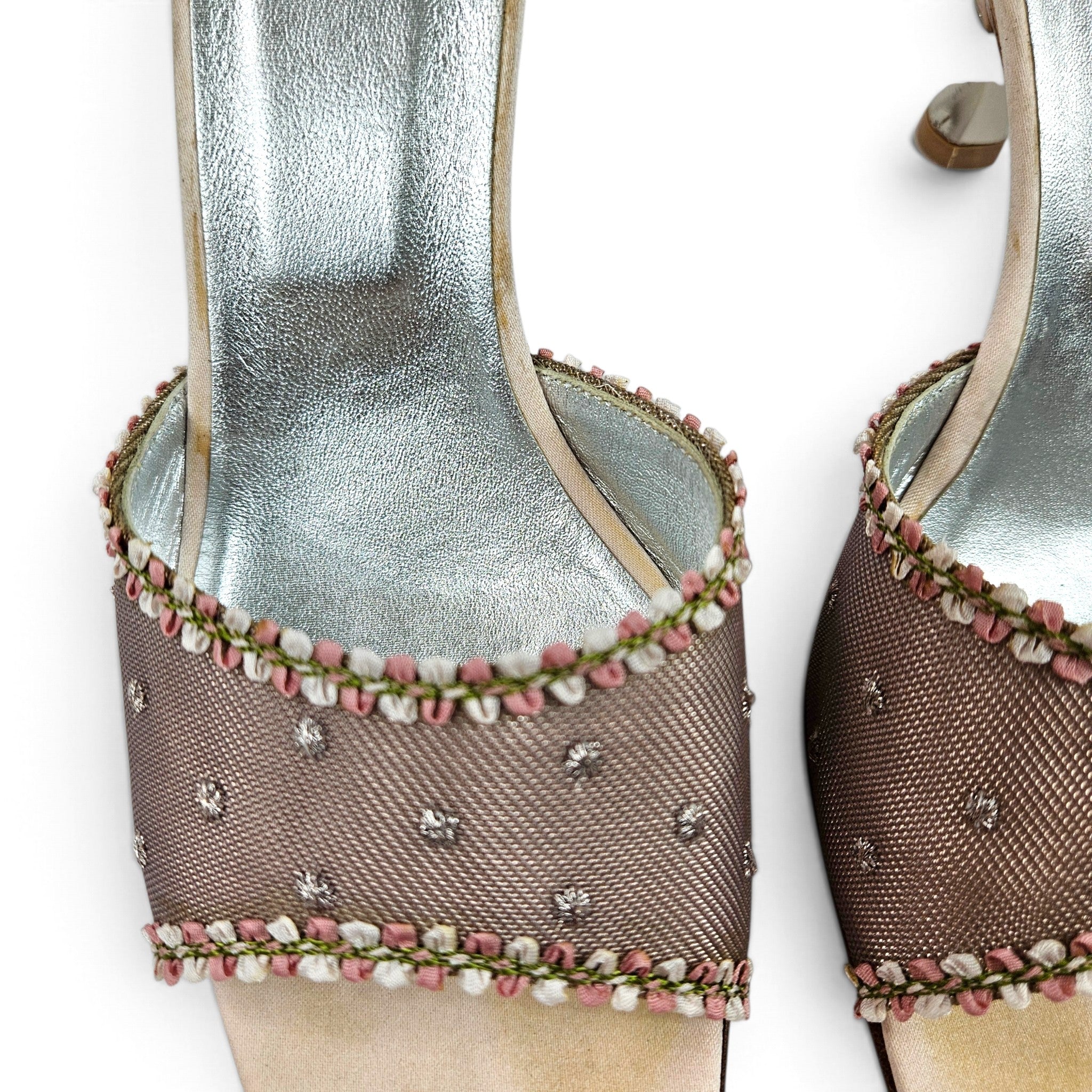 Vintage Moschino Cheap and Chic Embellished Mule Heels (8)