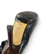 Vintage Gucci F/W 99' Black Anaconda Snakeskin Over-the-Knee Boots (6)