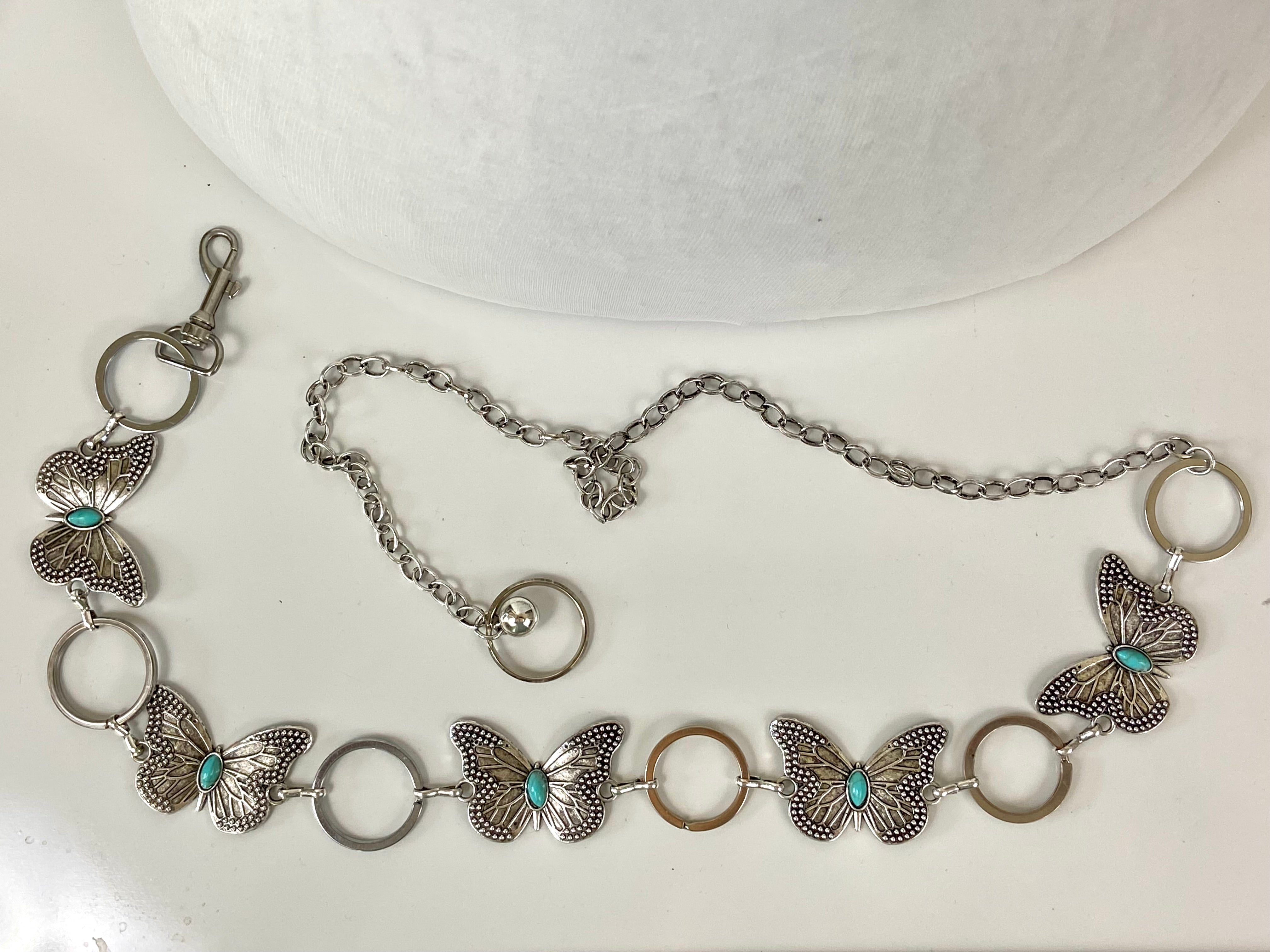 Turquoise butterfly 🦋 belt