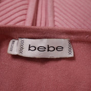 Y2K BEBE Pink Silk Tank Top (XS)