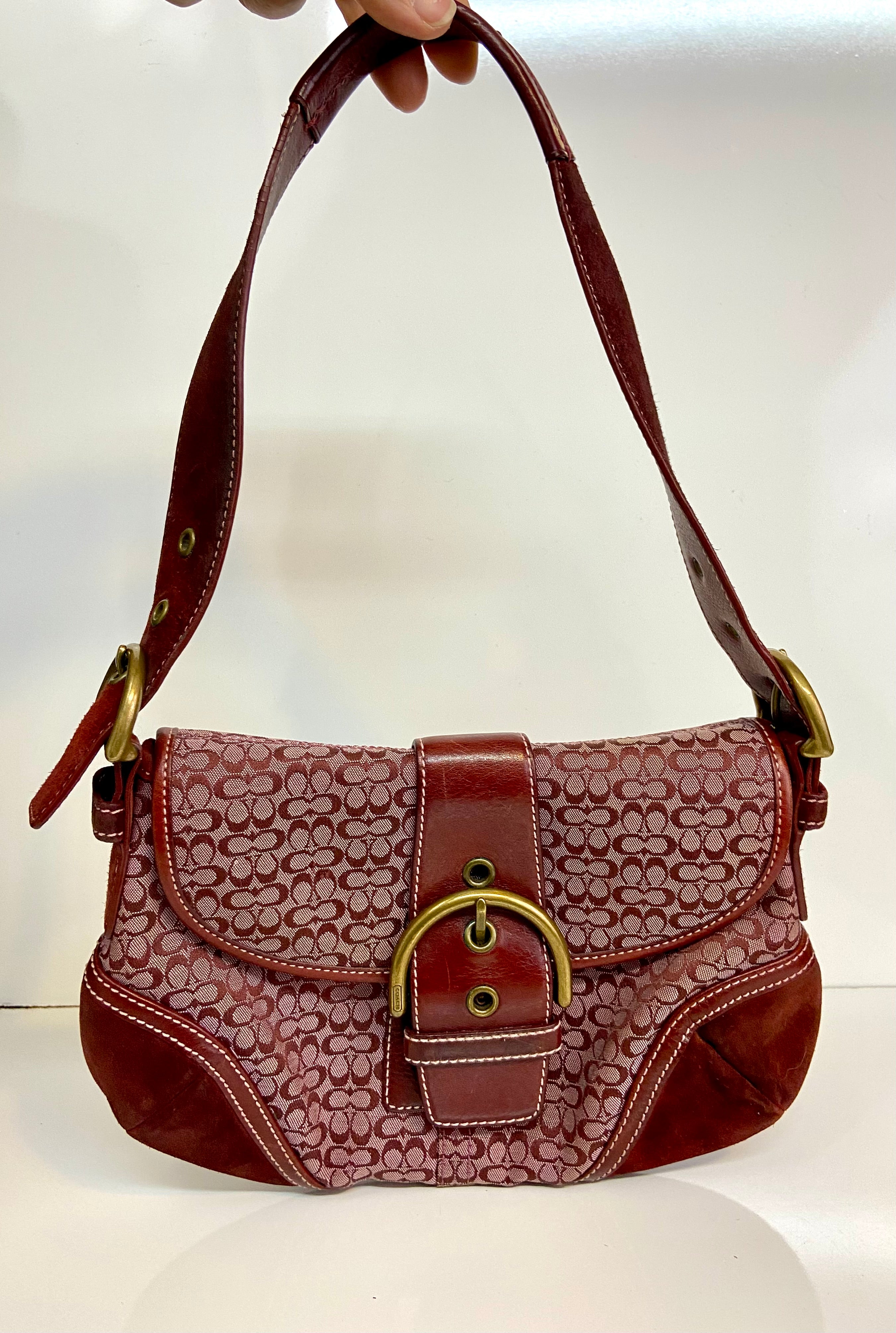 Coach Burgundy Purse