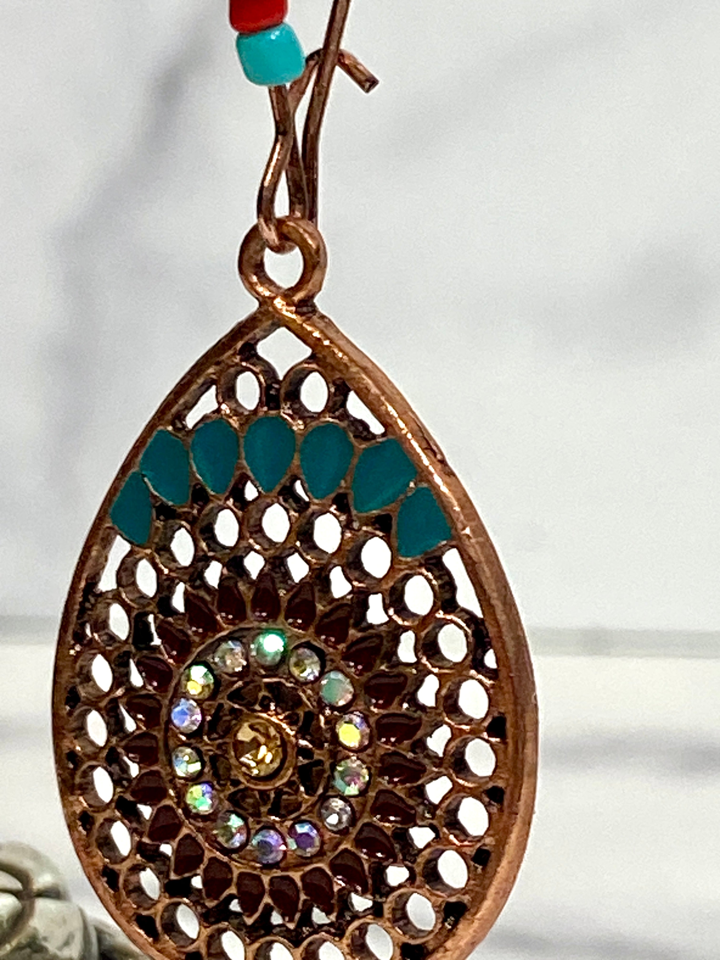 Vintage gold earrings