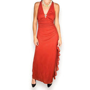 Y2K Marmalade Mesh Maxi Dress (S)