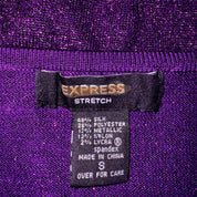 2000s Express Sparkly Silk Knit Cami (S)