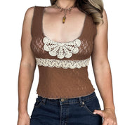 Doily Detail Lace Cami (M)