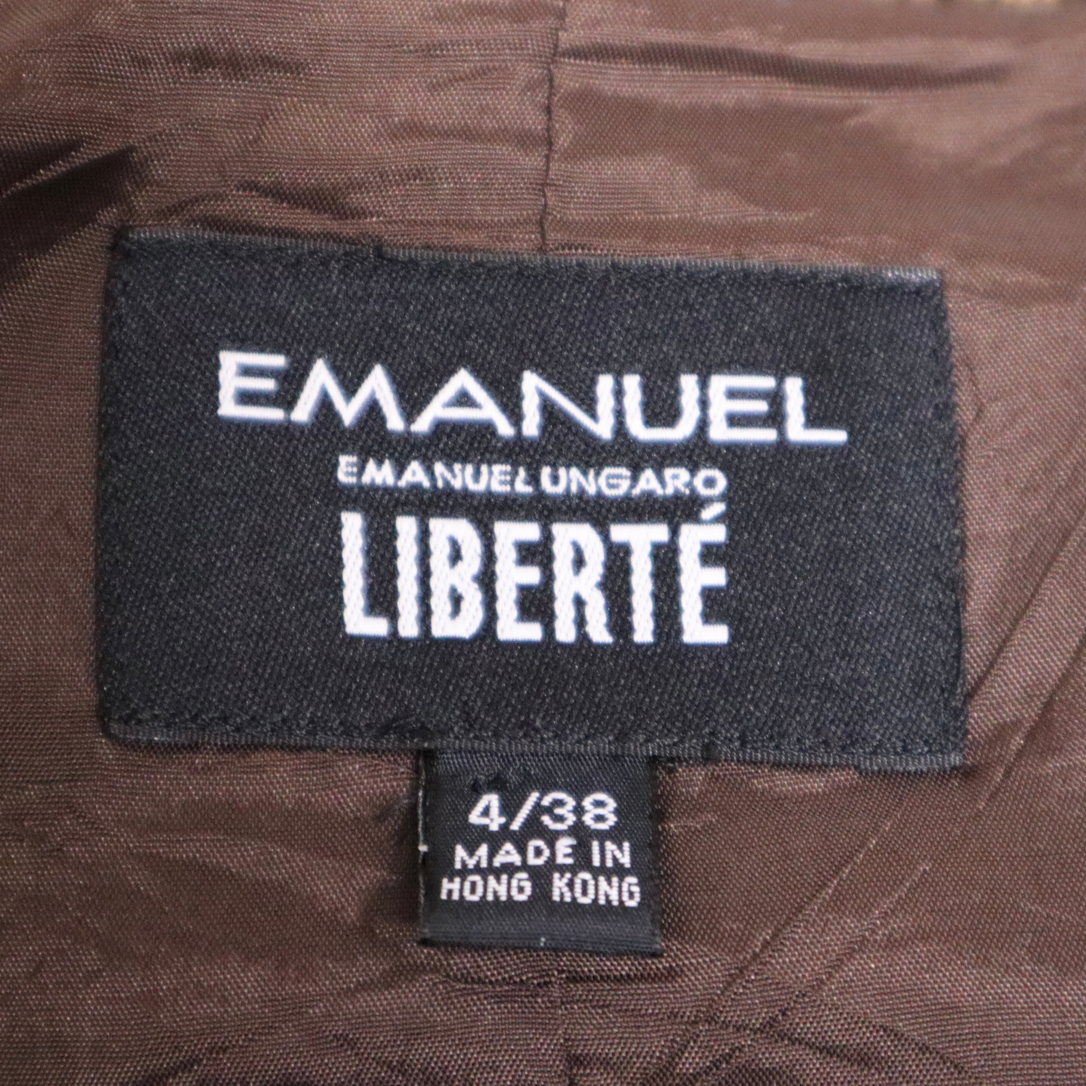 90s EMANUEL UNGARO Vest (S/M)
