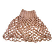 Blush Pink Turtleneck Mesh Shawl (S/M)