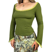 Morgan De Toi Vintage Bell Sleeve Top (S)